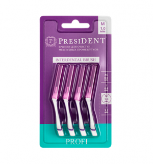 ёршики межзубные PRESIDENT PROFI M арт.401305